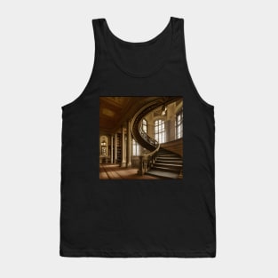Stairs in Library Tank Top